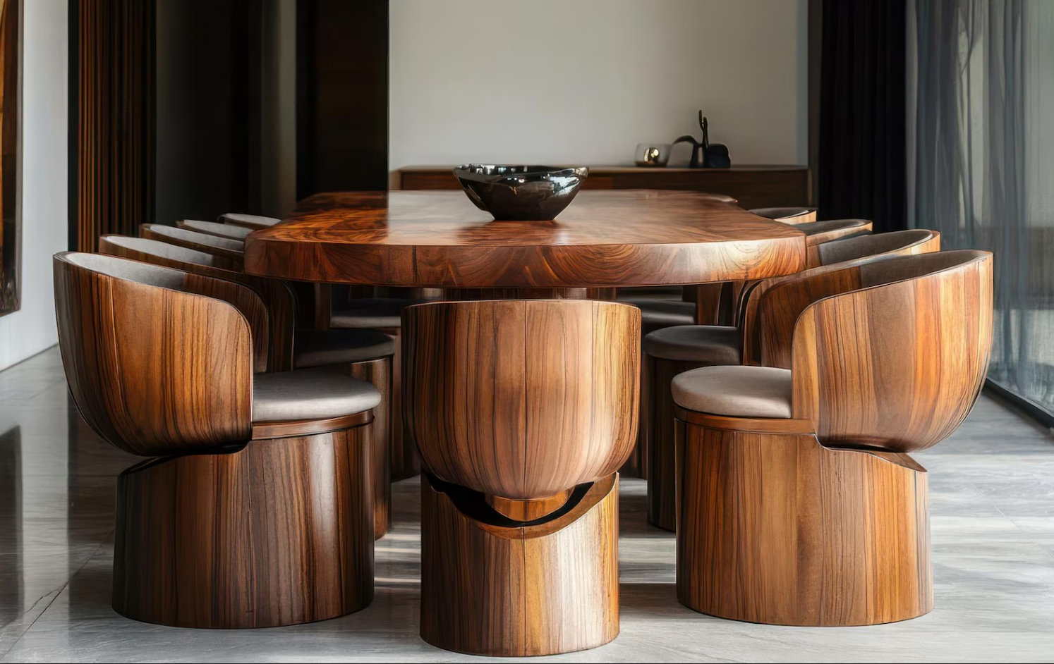 Shine in Wooden Dinning